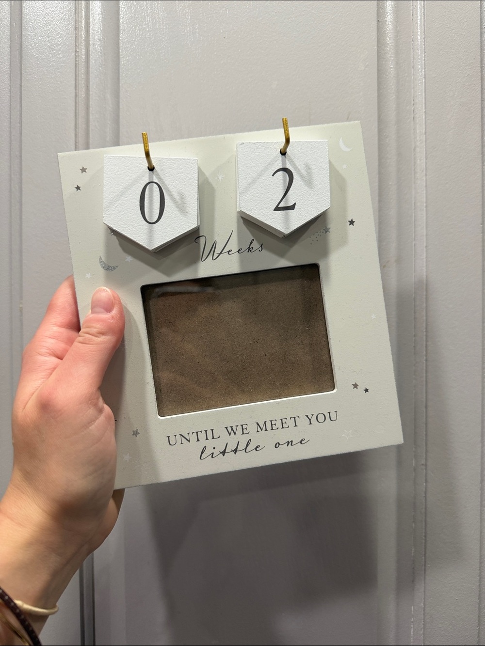 Baby countdown Photo Frame - Neutral